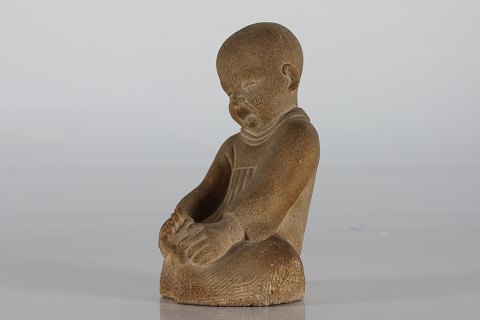 Ove Rasmussen
Sandstone figurine of a boy child