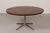 H. W Klein
Cirkulært søjlebord m/palisander plade
og stel af aluminium
Producent: Bramin
Højde 49 cm
Diameter 105 cm
Rigtig fin stand
Bordet kan beses efter aftale
emne nr:
325362 H. W Klein
Cirkulært søjlebord m/palisander plade
og stel af aluminium
Producent: Bramin
Højde 49 cm
Diameter 105 cm
Rigtig fin stand
Bordet kan beses efter aftale
emne nr:
325362