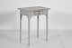 Danish Cabinetmaker
Antique side table
with gray paint